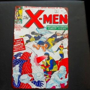 X-men tin sign